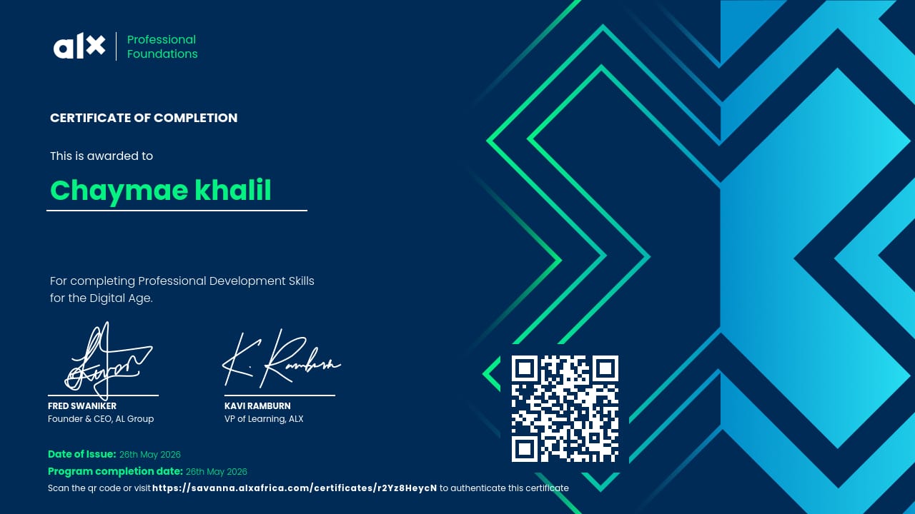 Alx Ventures Freelancer Academy Certification